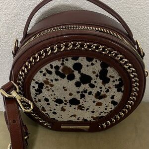 Brahmin Lane Cognac Caspian Crossbody Bag